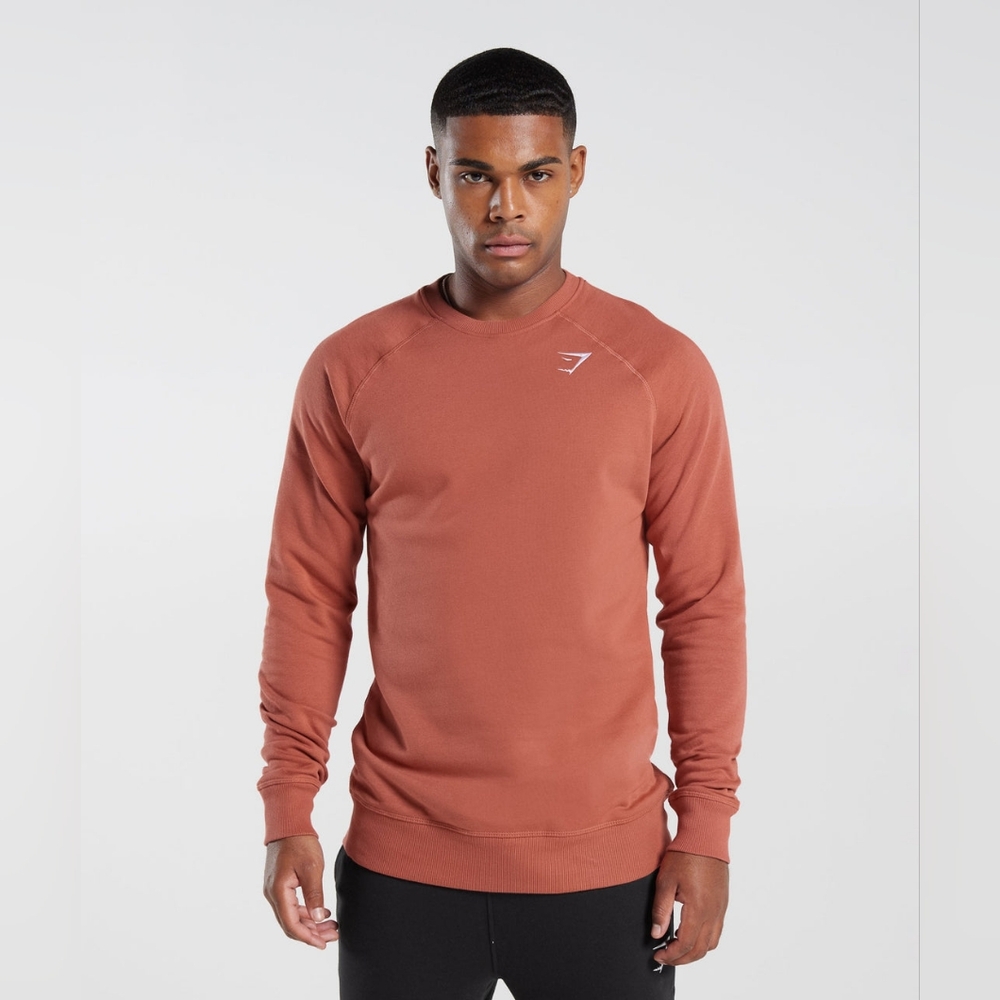 GYMSHARK Crest Sweatshirt slim fit